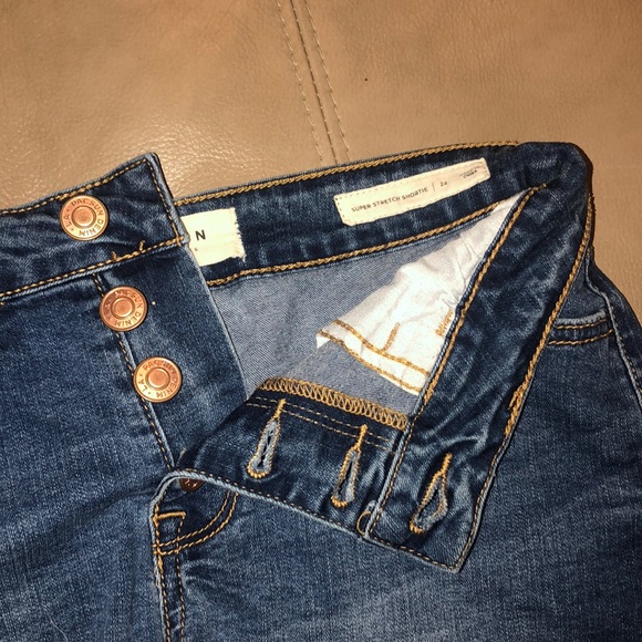 Size 24 PacSun Blue Jean Shorts - Picture 3 of 4